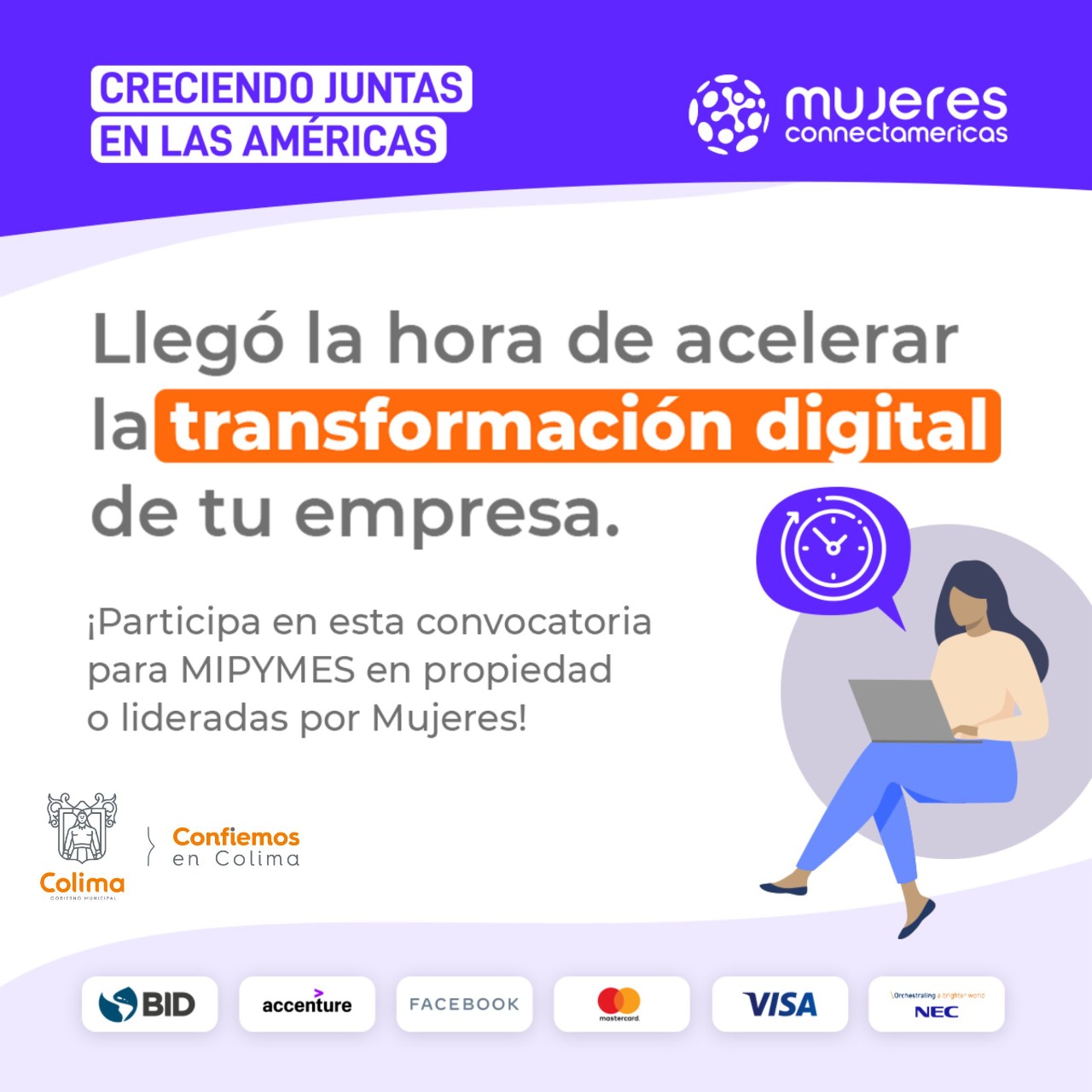 Abierta convocatoria para mujeres empresarias