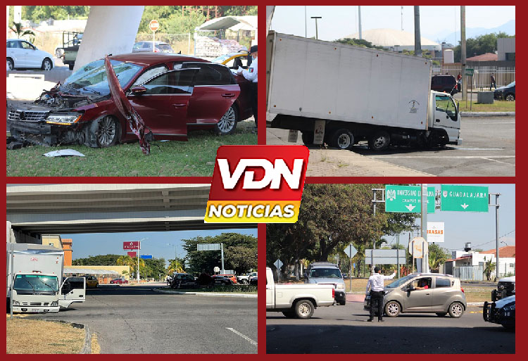 Fuerte choque frente al HRU deja cuantiosos daños materiales y personas lesionadas