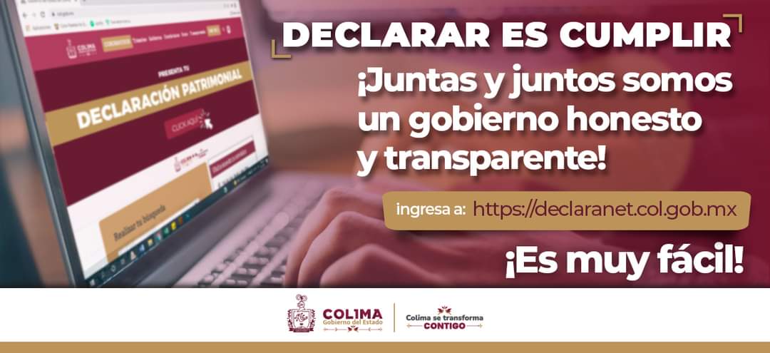 Contraloría General del Estado invita a las y los funcionarios estatales a cumplir con sus declaraciones, patrimonial y de intereses