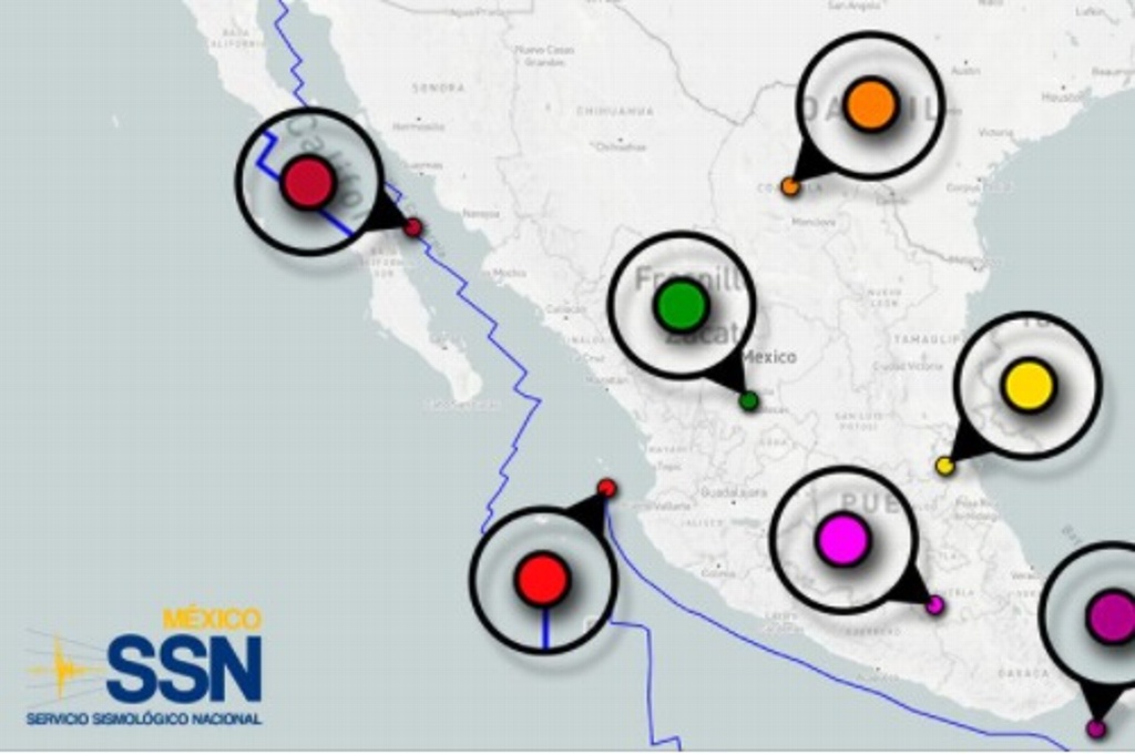 Definen nueva paleta de colores para señalizar epicentro de sismo en el país