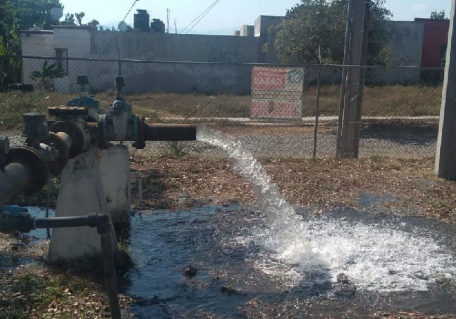 CIAPACOV realiza cambio de bomba para garantizar el acceso al agua en la colonia Las Haciendas