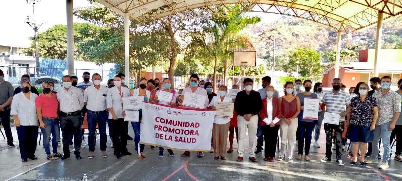 Certifican como promotor de la Salud al ejido El Naranjo