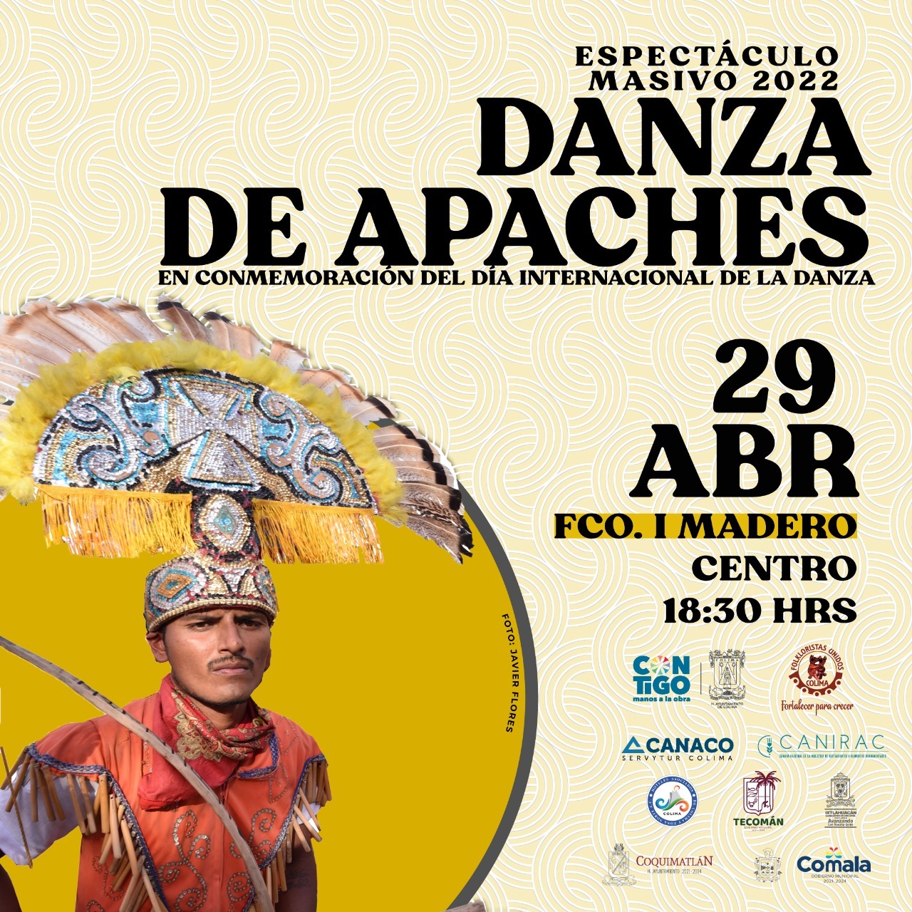 Reunirá más de 500 danzantes el Festival de las Danzas de Apaches en el centro de Colima