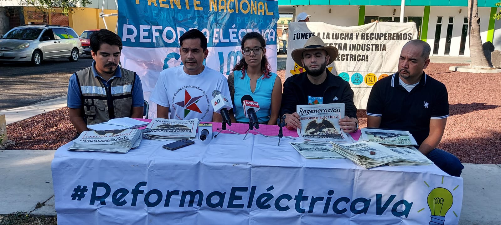 Mexicanos deben defender la soberanía eléctrica, ante embates particulares que no son del pueblo: Frente Nacional para la Defensa de la Reforma Eléctrica