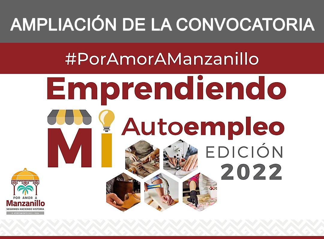 Ayuntamiento de Manzanillo da a emprendedores, más tiempo para inscribirse en “Emprendiendo mi Autoempleo”