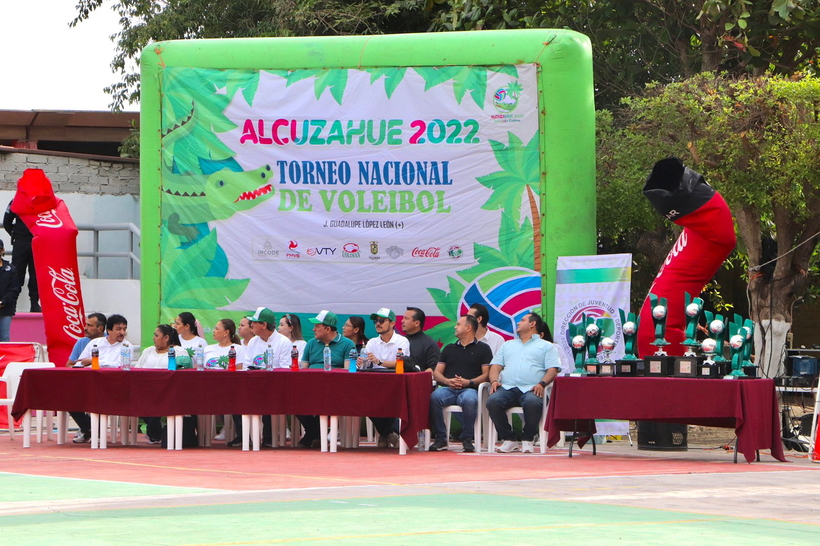 Inauguran Torneo Nacional de Voleibol Alcuzahue 2022