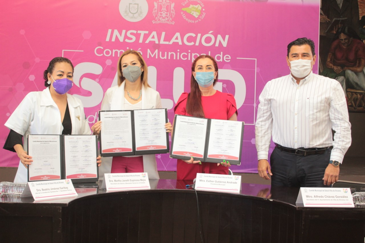 Instalan Comité Municipal de Salud en Villa de Álvarez