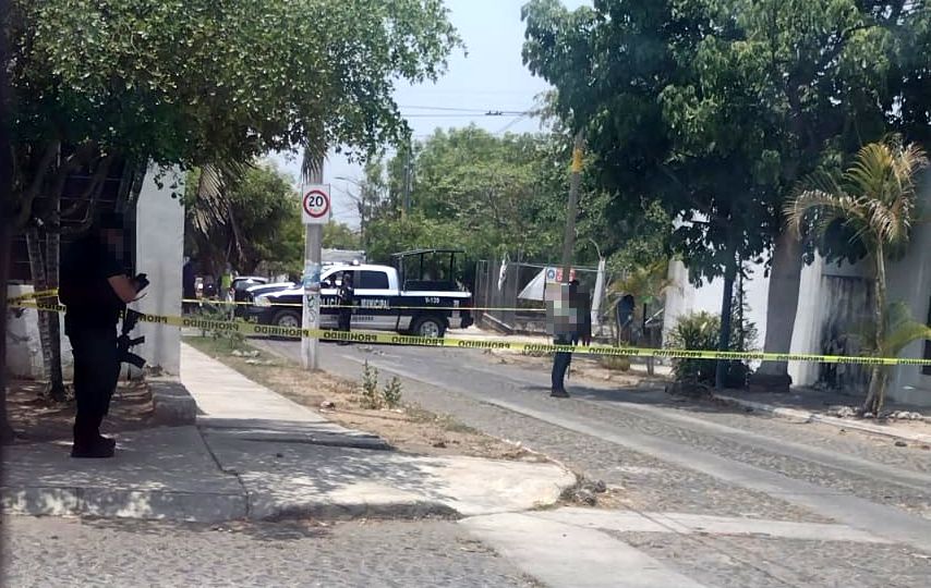 Localizan cartuchos percutidos, tras reporte de detonaciones en la colonia Tulipanes, de Villa de Álvarez