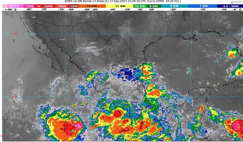 Se prevé que el centro de la tormenta tropical Lester impacte este sábado entre las 13:00 y 15:00 horas, en costas de Guerrero