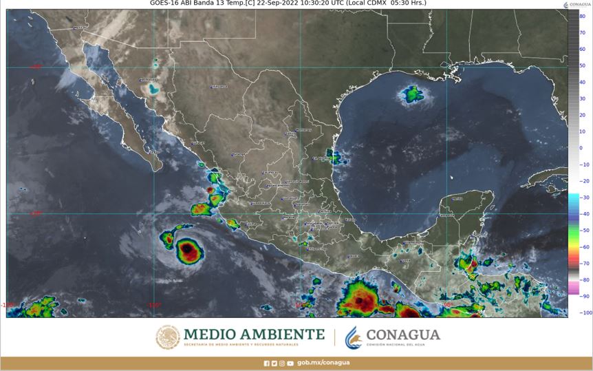 SMN pronostica lluvias muy fuertes en Colima y Jalisco, hoy jueves