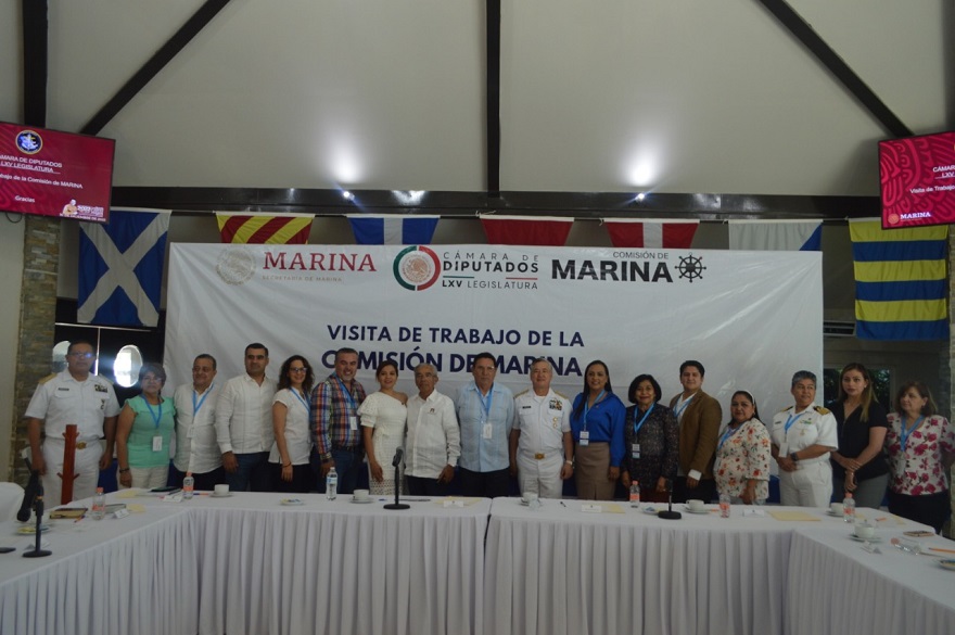 <strong>SEMAR recibe, en Manzanillo, la visita de la Comisión de Marina de la LXV Legislatura de la Cámara de Diputados</strong>