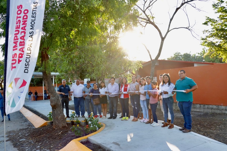 Margarita Moreno cumple y entrega obra para dar acceso seguro a estudiantes en Nuevo Milenio