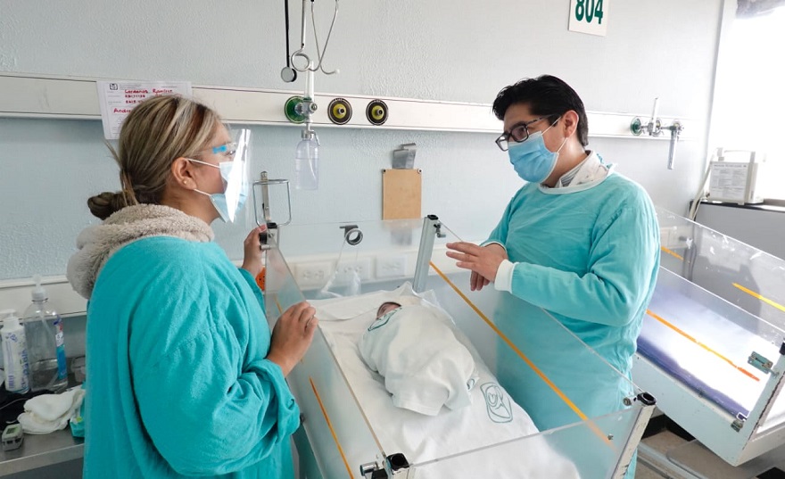 Con siete días de nacido, André Paolo recibe en el IMSS compleja cirugía de corazón y una oportunidad de vida