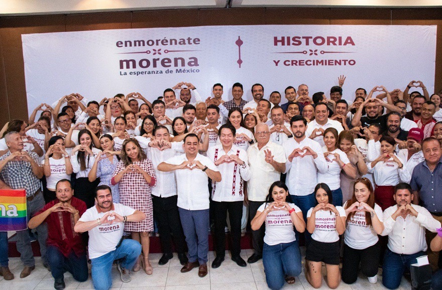 <strong>Mario Delgado y Julio León presentan «Enmorénate», estrategia de organización rumbo al 2024</strong>