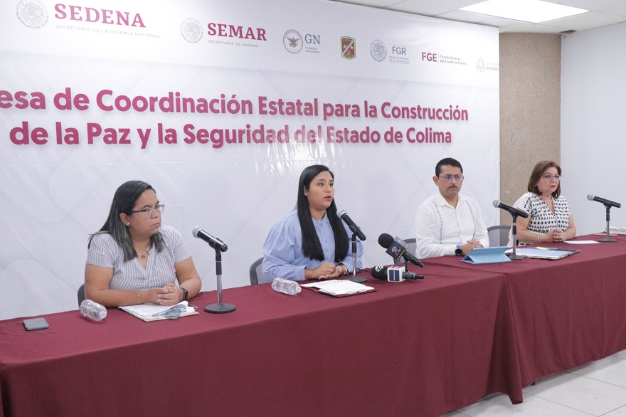 Dependencias de Gobierno de Colima y Mesa de Paz presentan acciones para atender denuncias de acoso en escuelas