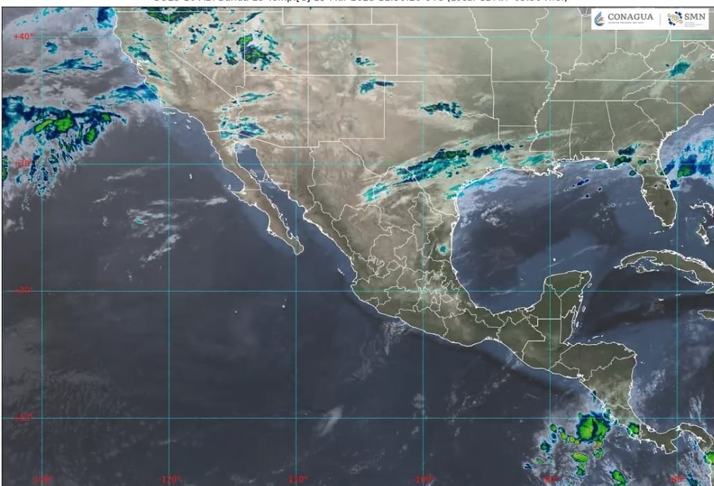 Colima inicia semana con temperaturas de 30 a 35°C y posibles lluvias aisladas