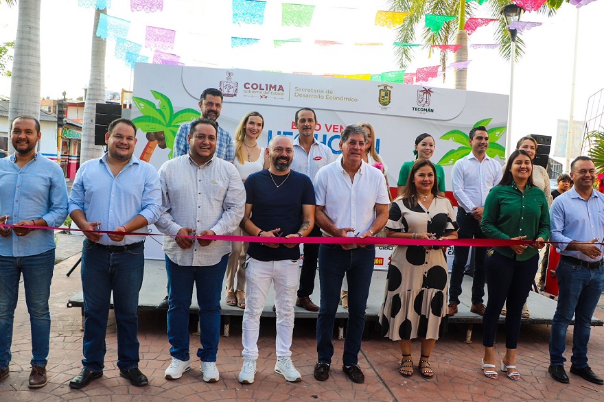 Inició con éxito la primera Expo-venta Hecho en Colima, sede Tecomán