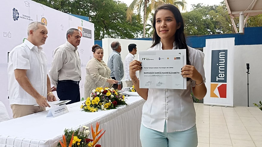 Reciben 22 profesionistas el Premio Ternium-Tec de Colima