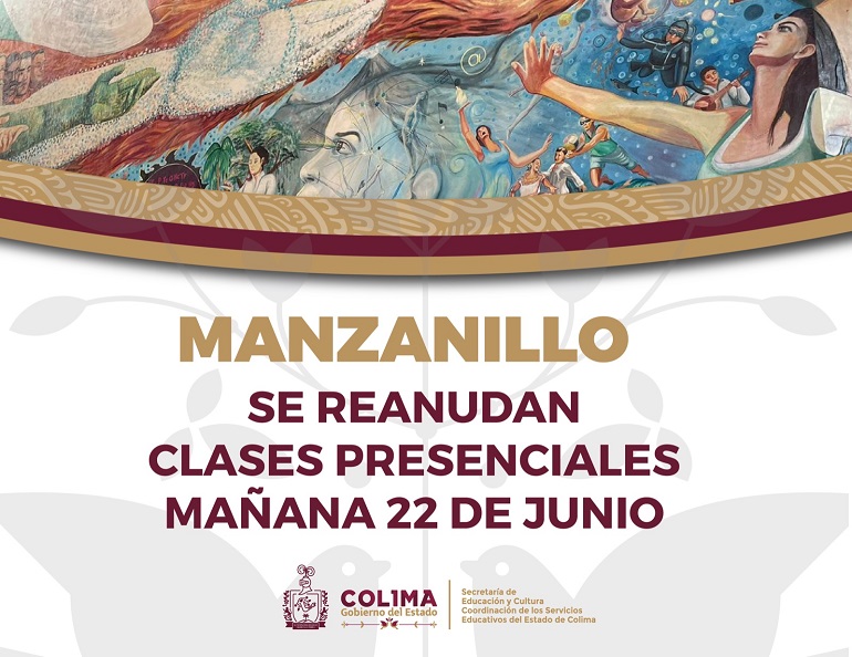 Se reanudan clases presenciales en Manzanillo, este jueves