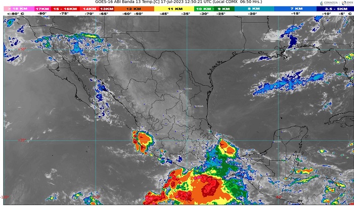 SMN prevé lluvias puntuales intensas en Colima para este día, alerta UEPC