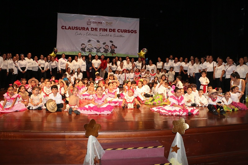 Clausura DIF Estatal Colima ciclo escolar en los CADI y Estancia Infantil de Suchitlán