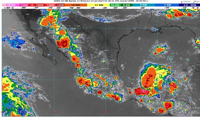 Colima tendrá lluvias muy fuertes durante esta noche y madrugada: SMN