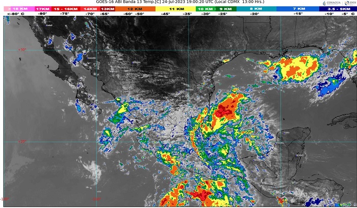 UEPC Colima alerta, porque seguirán lluvias muy fuertes en el estado