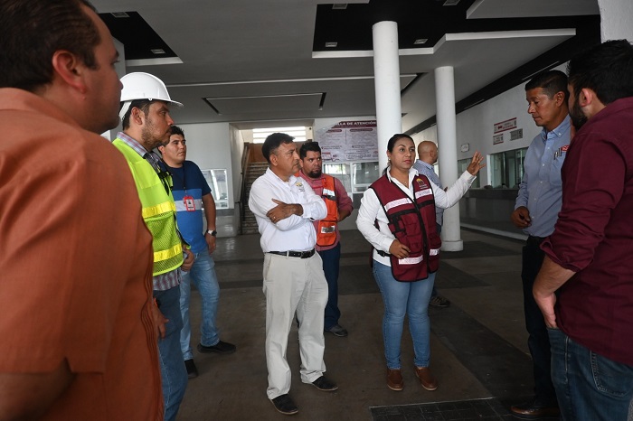 Griselda Martínez arranca trabajos para el reforzamiento de la Presidencia Municipal