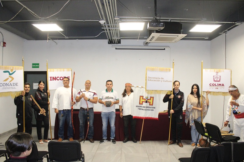 Incode abandera delegación colimense para Encuentro Nacional de Juegos Autóctonos