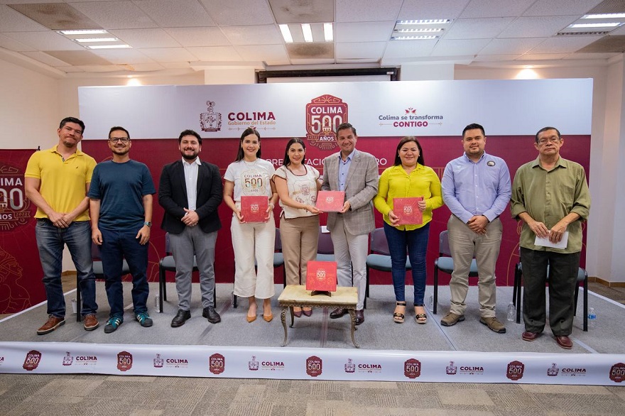 En Manzanillo, Indira preside presentación del libro ‘Aquí es Colima’, por 500 años de la fundación de Colima