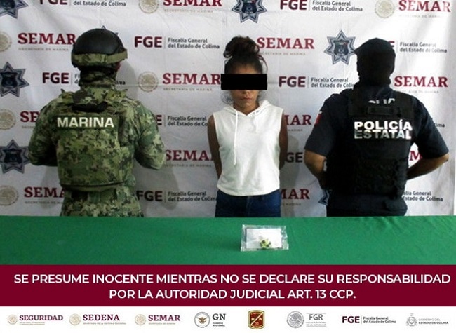 SSP de Colima detiene a una persona por delitos contra la salud