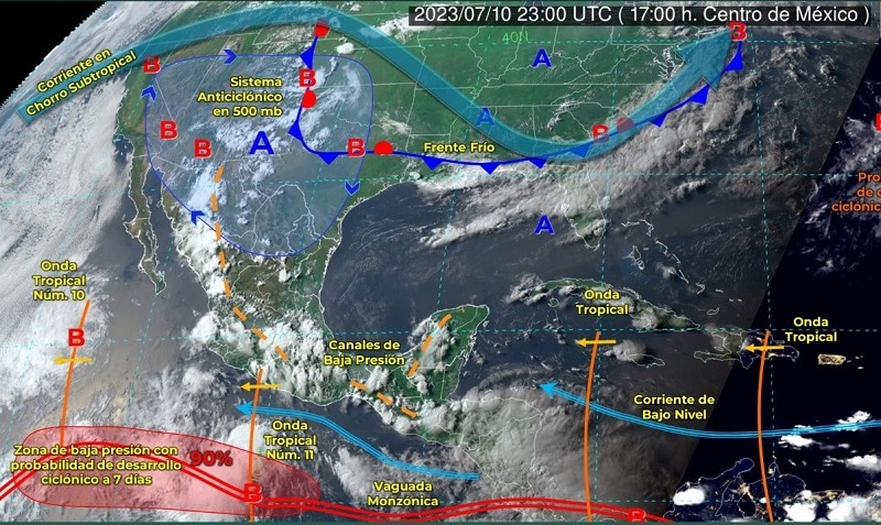 Esta noche y madrugada en Colima se esperan lluvias muy fuertes, alerta UEPC