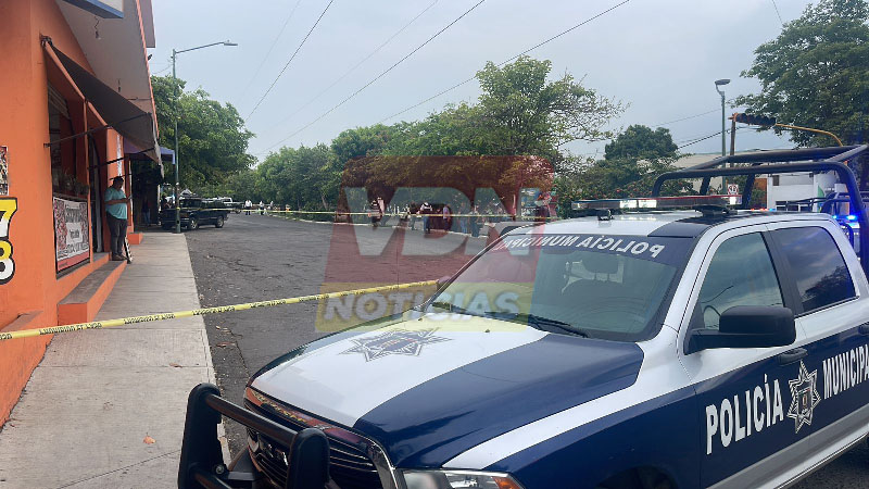 Disparan contra policías estatales en Colima