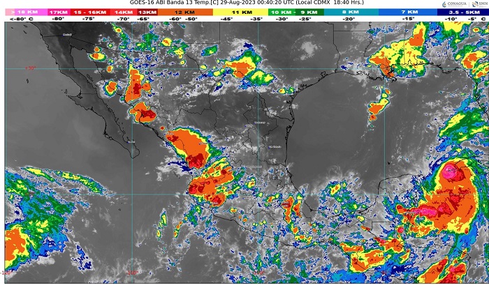 UEPC Colima vigila un canal de baja presión; propiciará lluvias fuentes los próximos días