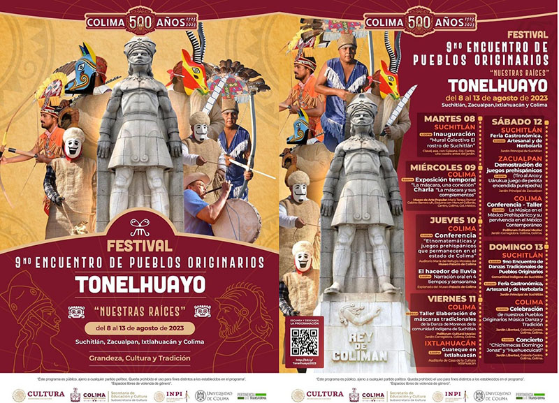 Cultura Colima invita al Encuentro de Pueblos Originarios ‘Nuestras Raíces: Tonelhuayo’