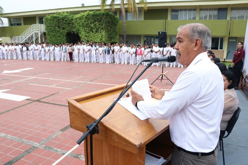 Adolfo Núñez González inaugura ciclo escolar 2023-2024 en el Conalep