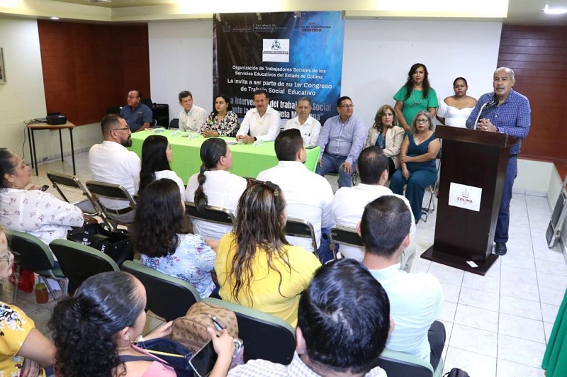 Educación Colima celebra Congreso de Trabajo Social Educativo