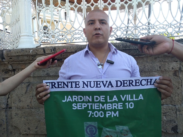 Frente Nueva Derecha quemará de manera simbólica Libros de Texto en Villa de Álvarez