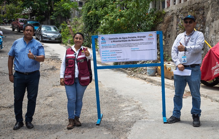 Griselda Martínez hace entrega de nueva obra de red de agua potable para colonia Bellavista