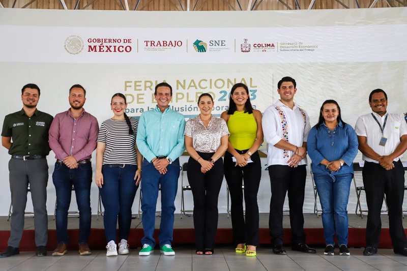 Gobernadora de Colima inaugura Ferias de Empleo para la Inclusión Laboral