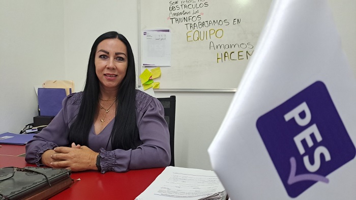 Trabaja PES para llegar fortalecido proceso electoral del 2024: Claudia Luna Aguirre