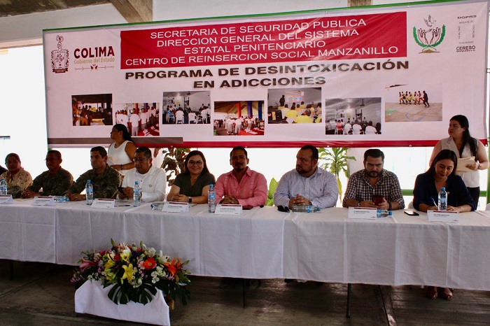 Secretaria de Gobierno encabeza ceremonia del Programa de Desintoxicación en Adicciones, en Manzanillo