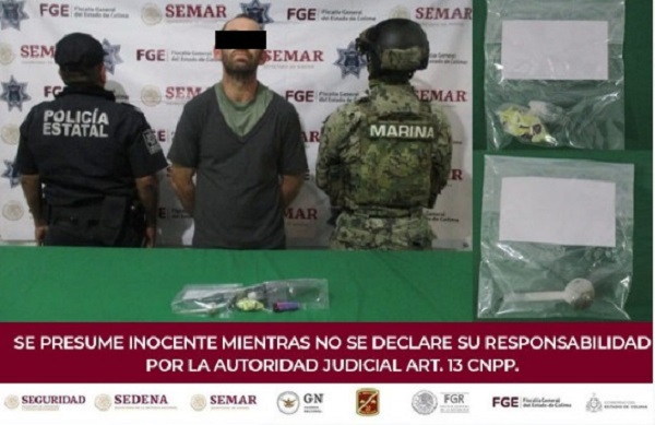 SSP detiene a individuo por delito contra la salud y asegura varias dosis de droga