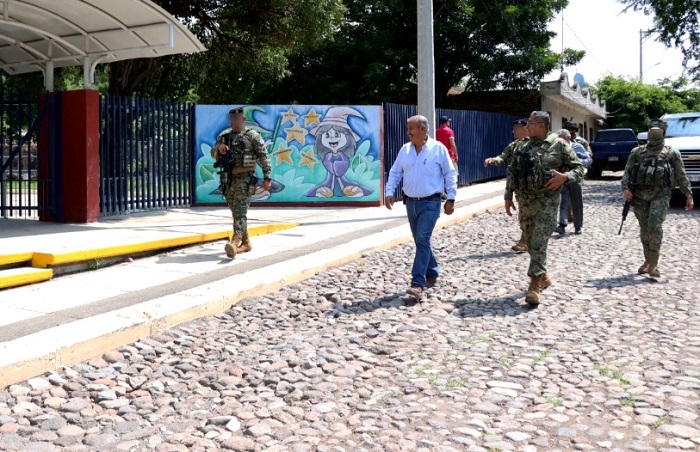 Seguridad Pública reforzará vigilancia en cercanía de escuelas de Zacualpan