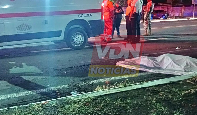 Muere ciclista atropellado en Tecomán, fue impactado por un motociclista, que se reporta grave