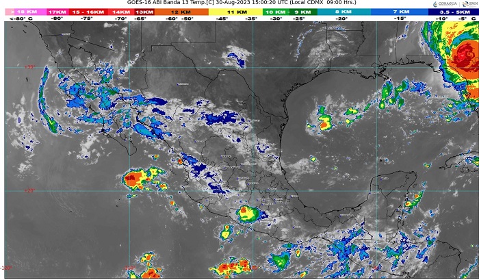 SMN prevé lluvias muy fuertes hoy en algunos municipios de Colima