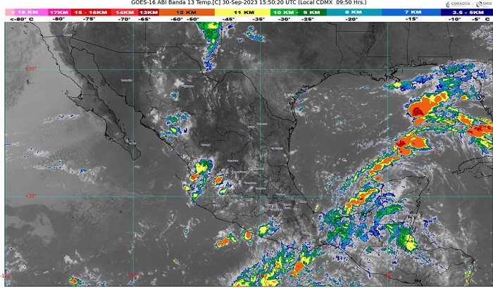 Onda tropical ocasionaría hoy intervalos de chubascos en Colima y la región
