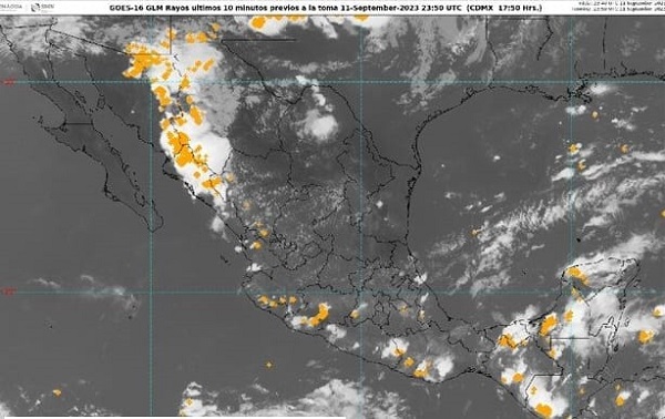 Frente frío ocasionará intervalos de chubascos en algunas zonas de Colima