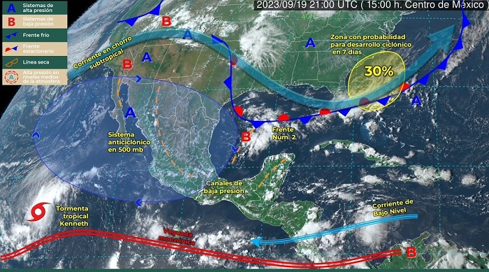 Colima podría registrar lluvias de hasta 50 mm durante las próximas horas