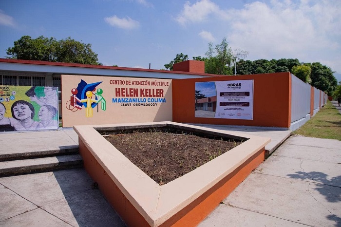 Indira cumple compromiso de reubicar y mejorar instalaciones del CAM Helen Keller de Manzanillo